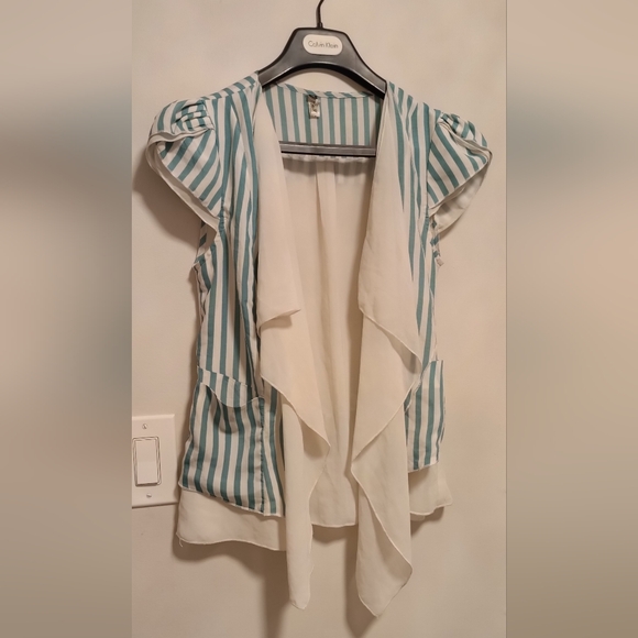 Stripe double front pockets blazers - Picture 2 of 4